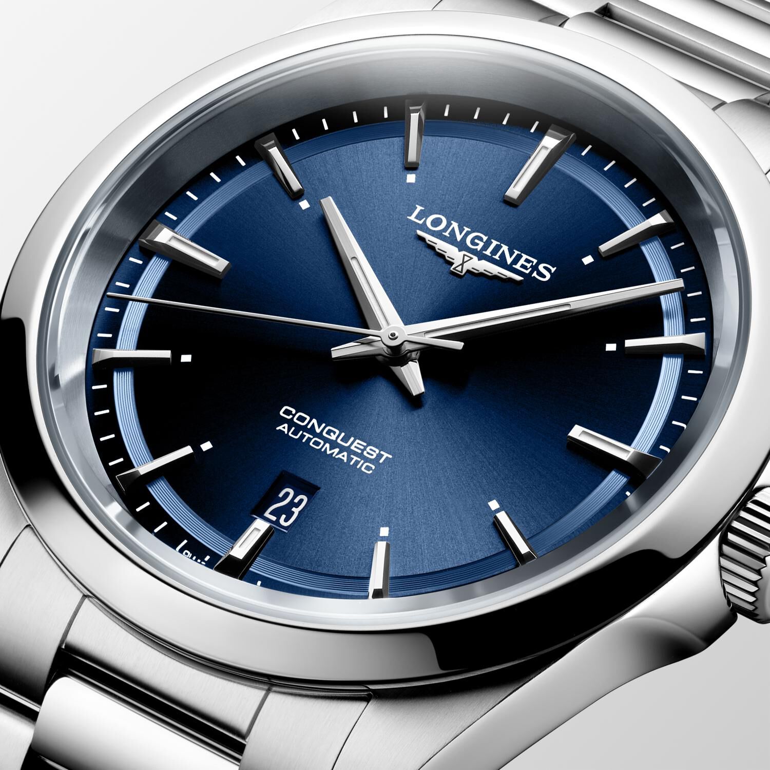 Longines conquest blue dial discount automatic